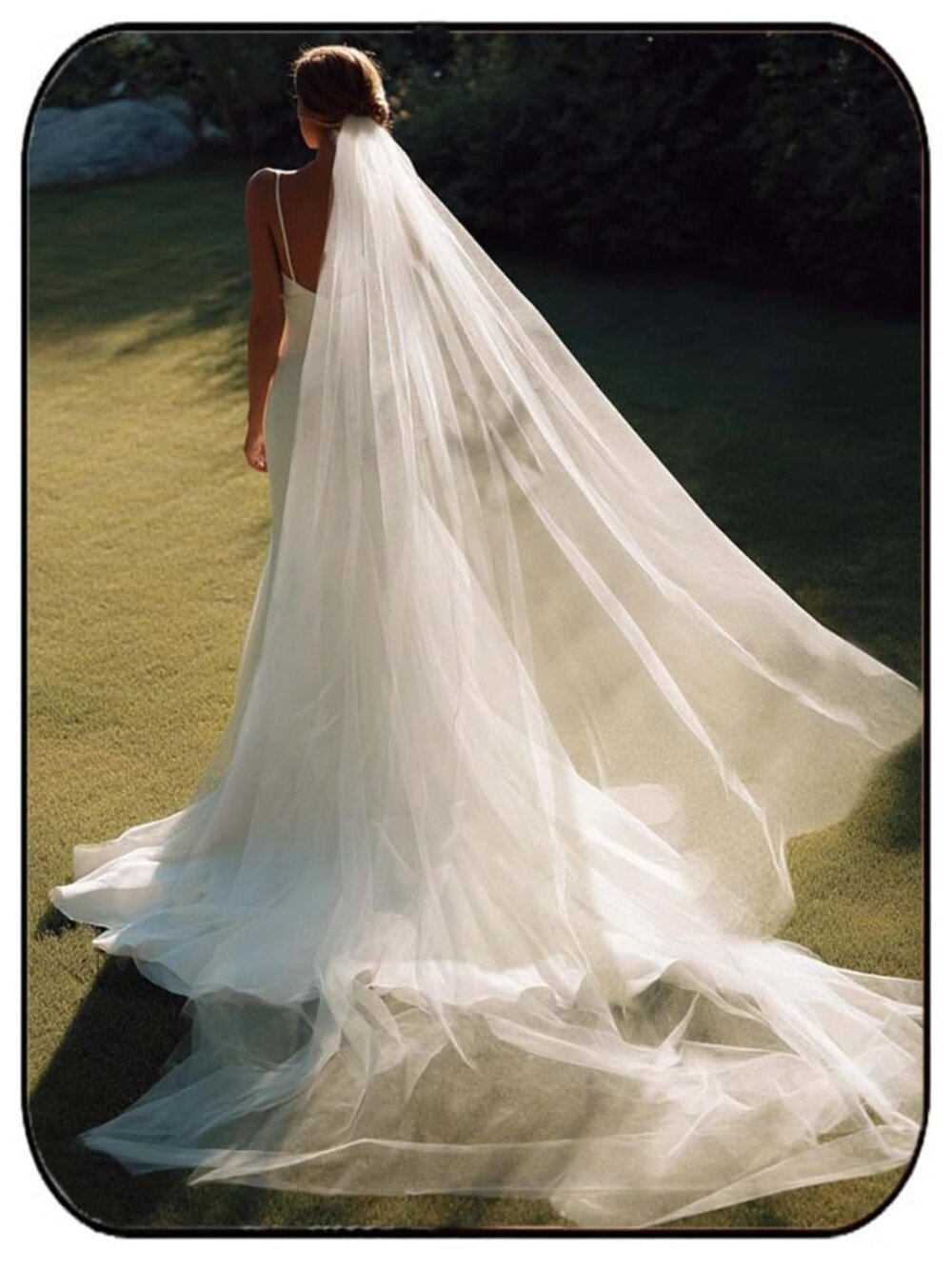 Cathedral Wedding Veil 2 Tier Long